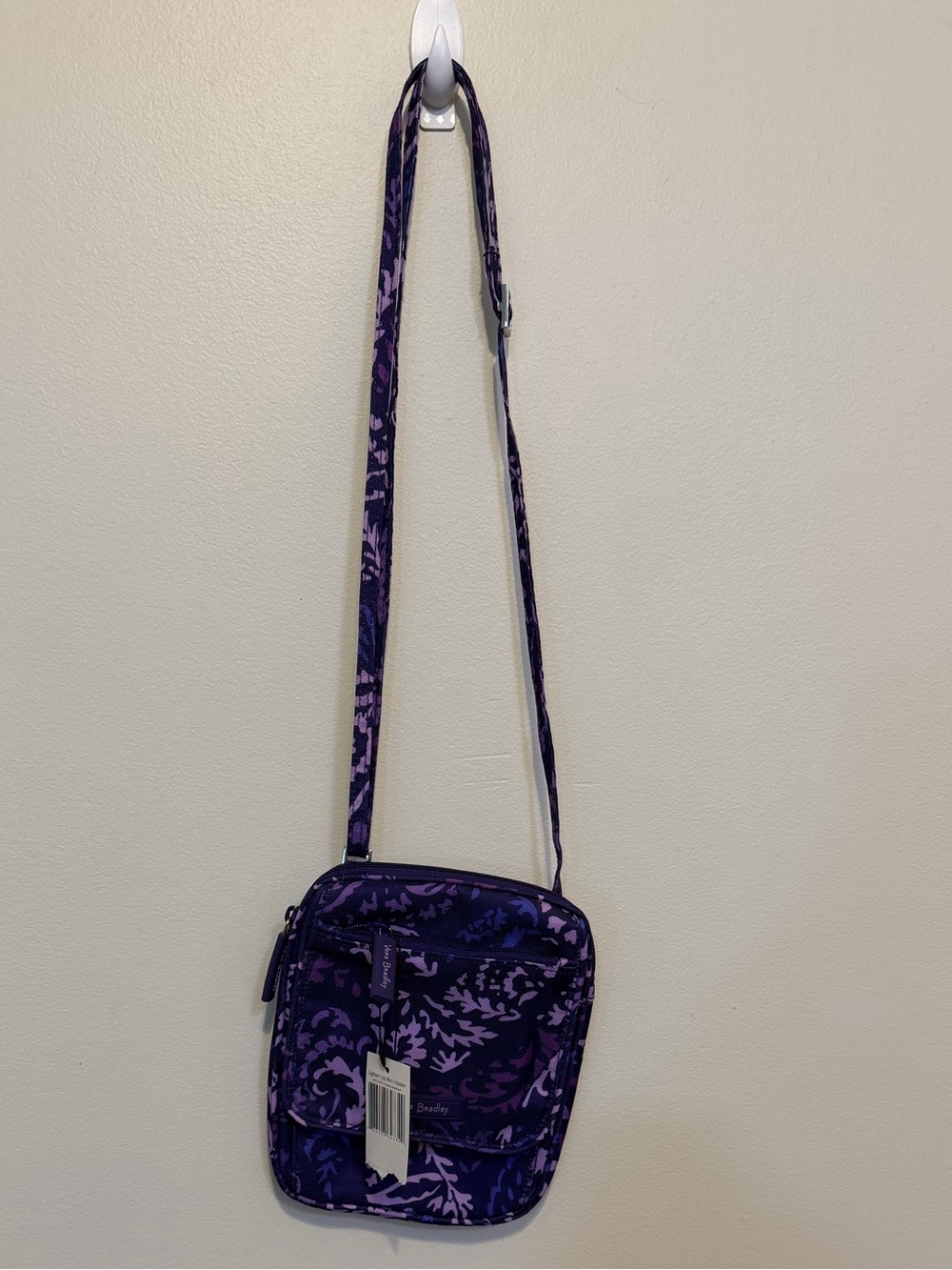 Vera Bradley Mini Hipster Bag in Paisley Amethyst